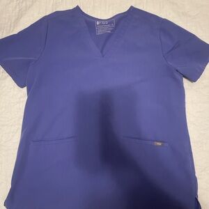 Figs Women's Blueberry Scrub Top XL